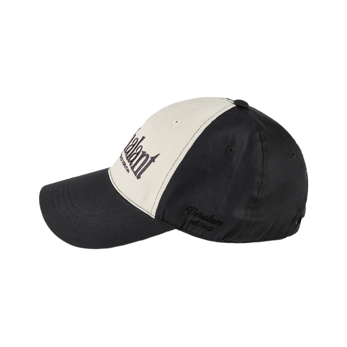 베루툼 논샬란트 투톤 볼캡 크림 차콜(VERUTUM BC248 Nonchalant Two Tone Ball Cap Cream Charcoal) - 3