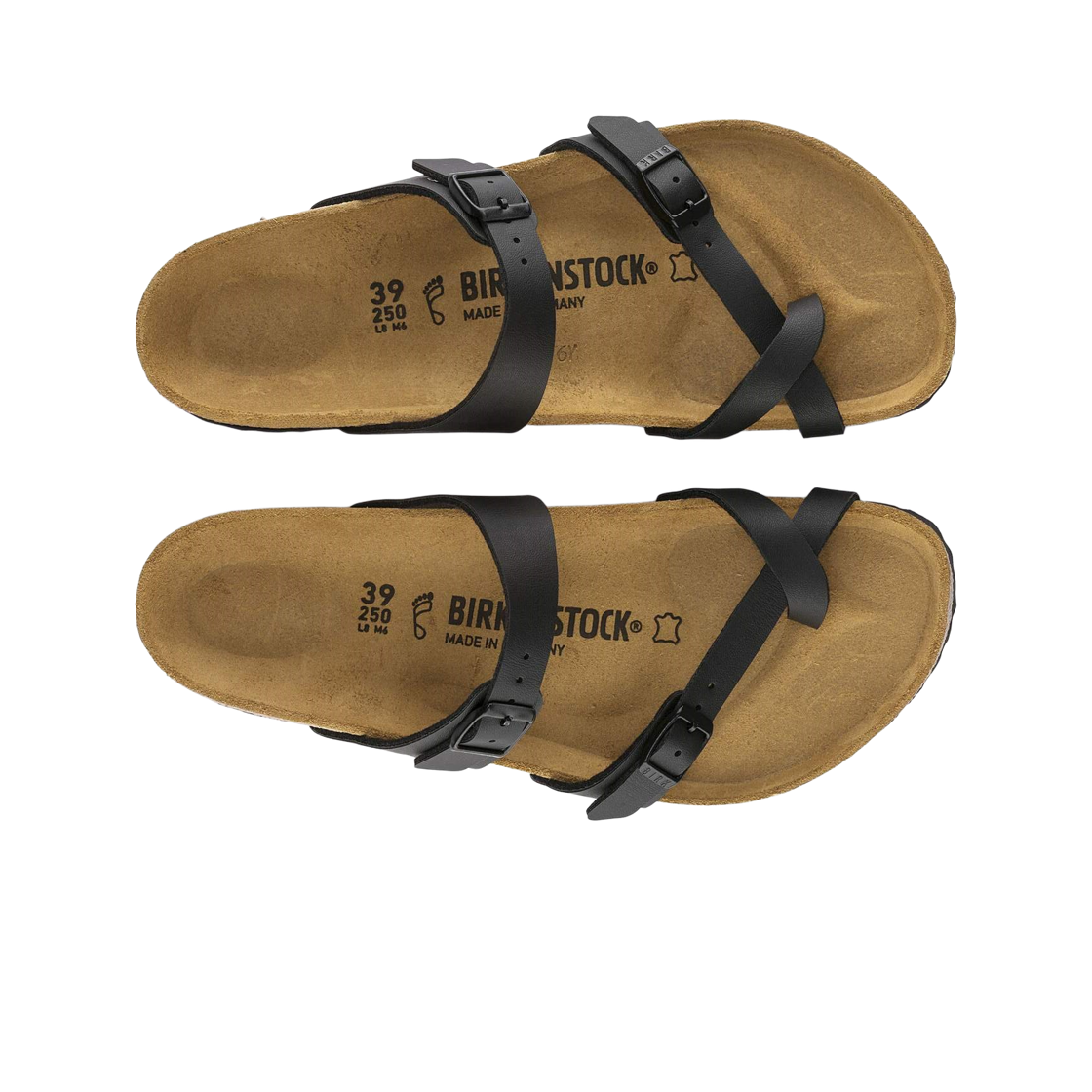 버켄스탁 마야리 비르코 플로 블랙 - 내로우(Birkenstock Mayari Birko Flor Black - Narrow) - 2