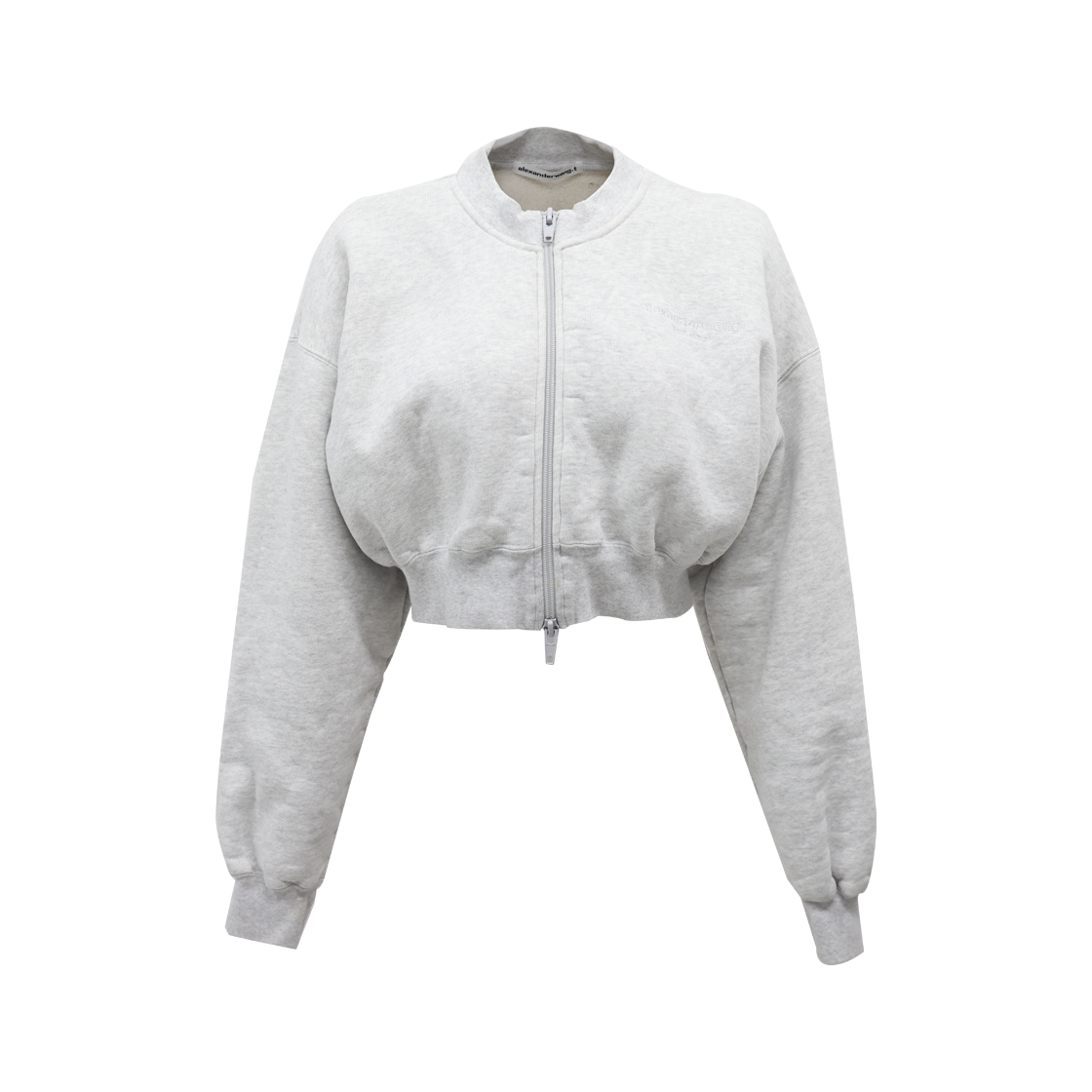 알렉산더 왕 크롭 자켓 코튼 그레이(Alexander Wang Cropped Cotton Jacket in Gray) - 1