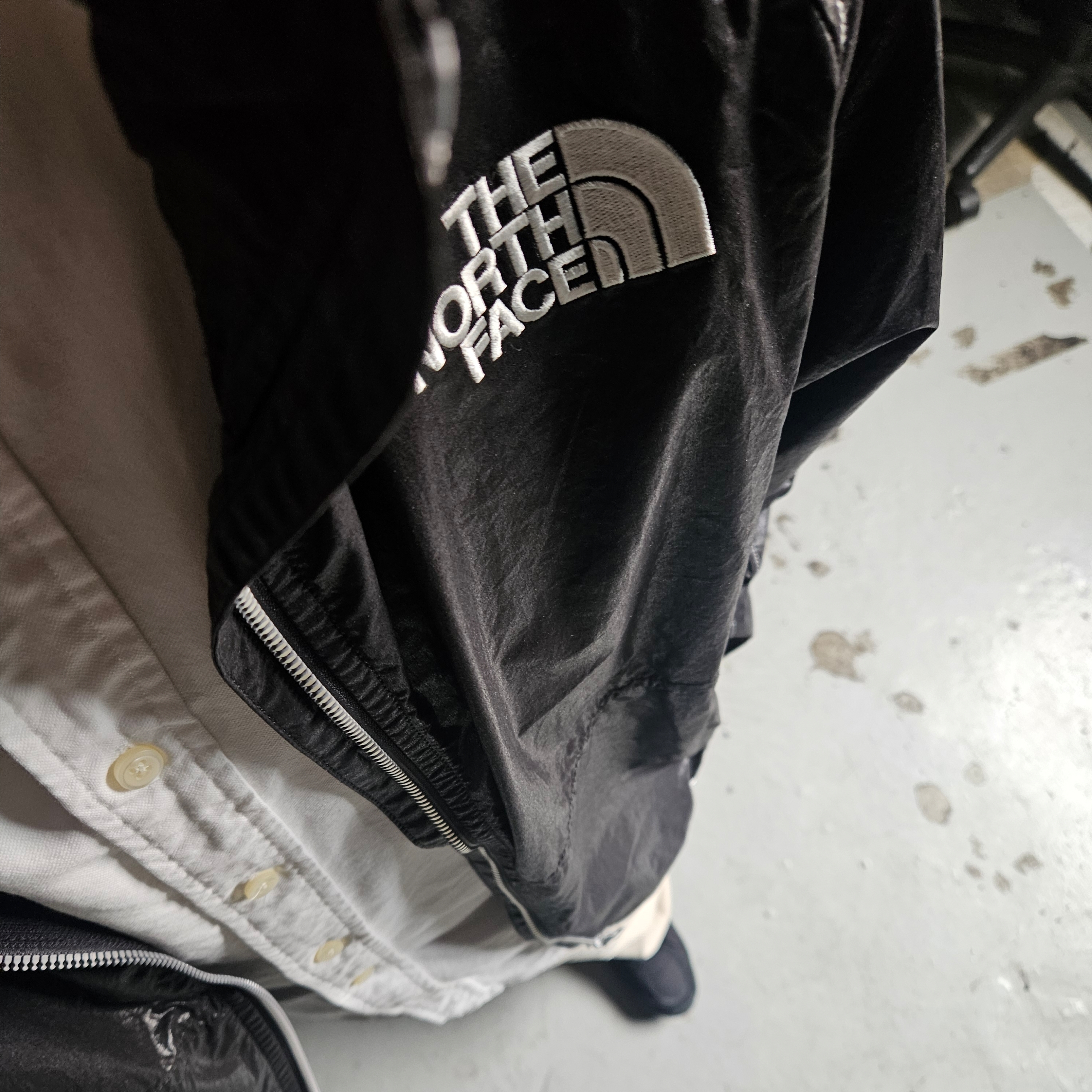 The North Face White Label Novelty Olema Jacket Black 착용 스타일