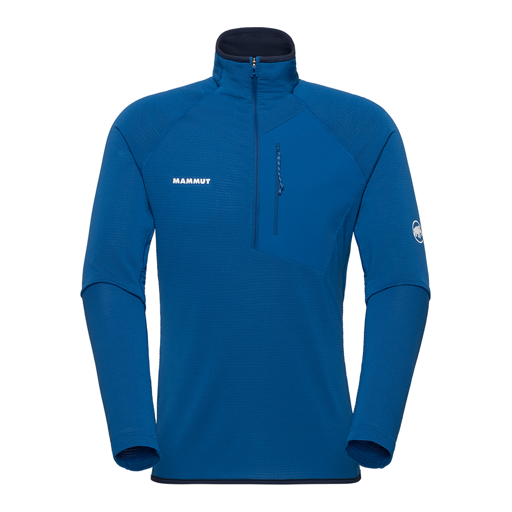 마무트 에너지 라이트 미드레이어 하프집업 풀 AF 맨 다크 블루(MAMMUT Aenergy Light ML Half Zip Pull AF Men Dark Blue) - 1