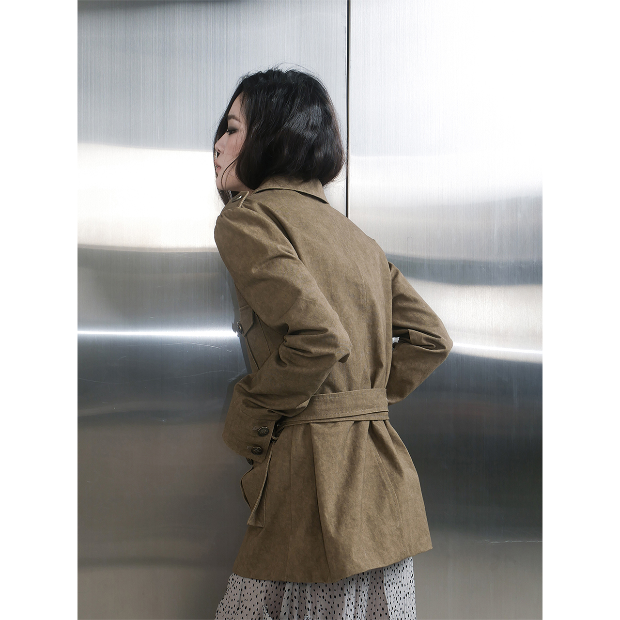 스틸레써디 밀리터니 나폴레옹 자켓 브라운(Still Lethardy Military Napoleon Jacket Brown) - 4