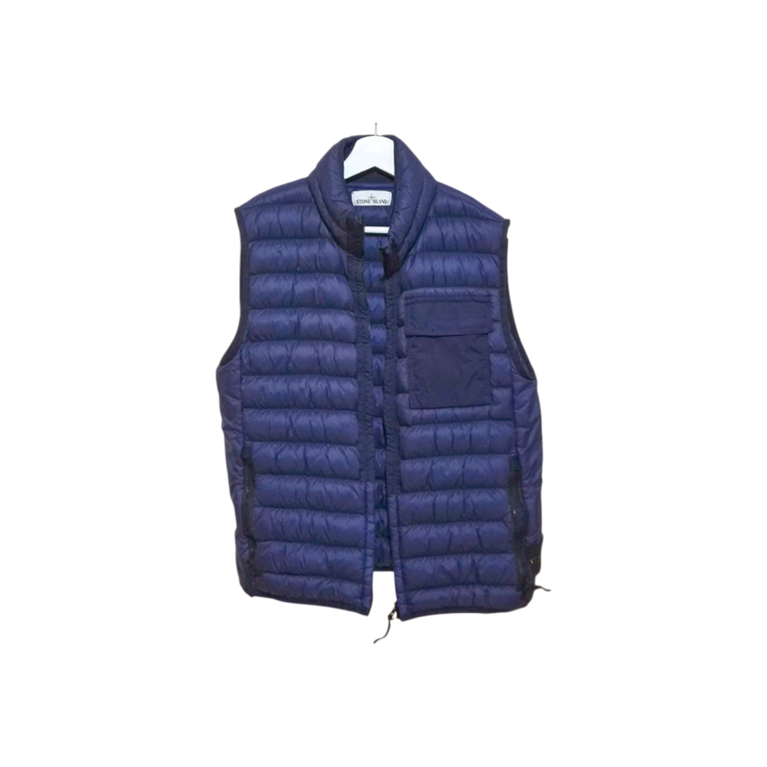 스톤아일랜드 가먼트 다이드 마이크로 얀 다운 패딩 베스트 L293101(Stone Island Garment Dyed Micro Yarn Down Vest L293101)