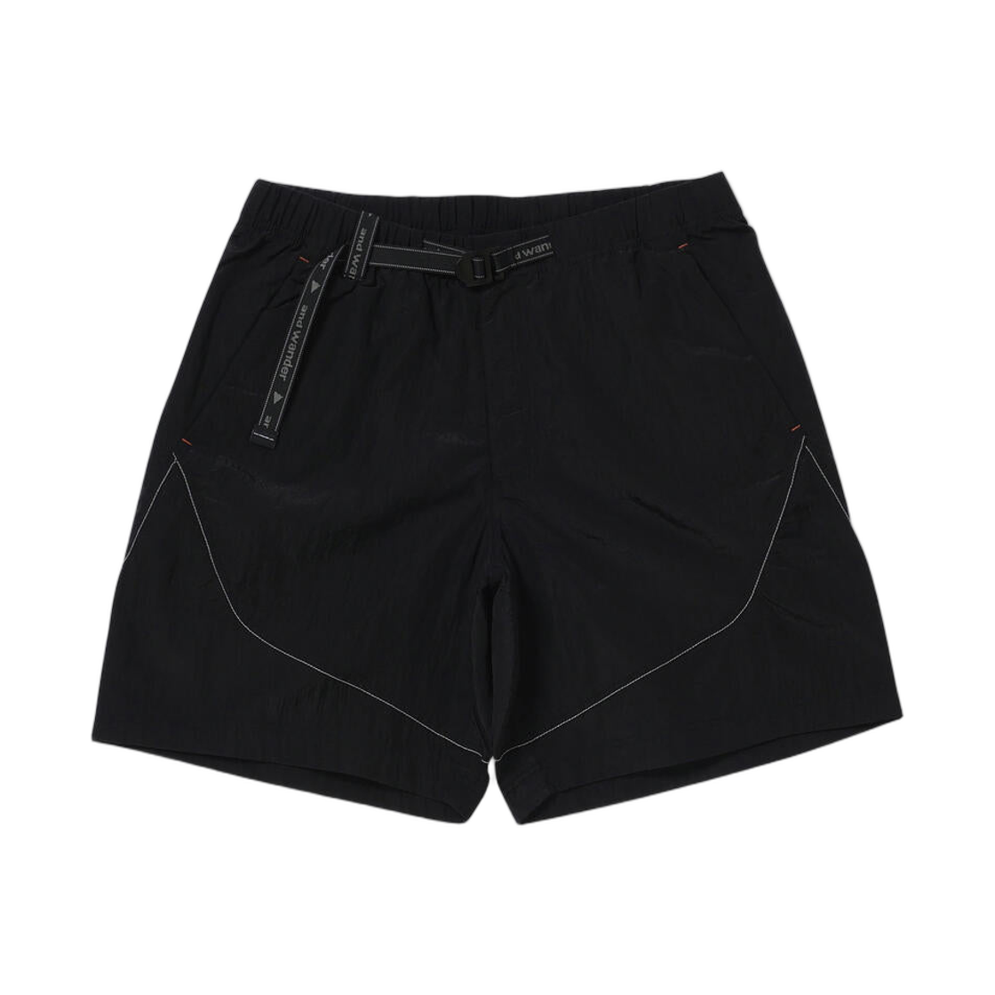 로아 x 앤드 원더 립스탑 윈드 숏 팬츠 블랙(ROA x And Wander Ripstop Wind Short Pants Black)