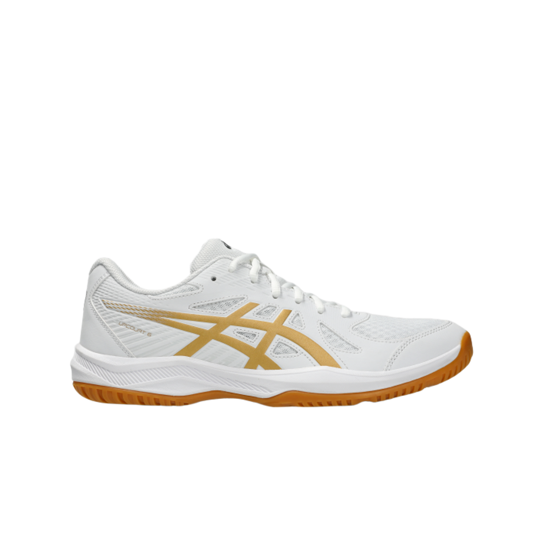 1071A104-106 Asics Upcourt 6 White Pure Gold