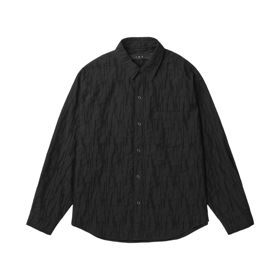 이로 제퍼 크리즈 긴팔 셔츠 블랙(IRO Zephyr Crease Long Sleeve Shirt Black)