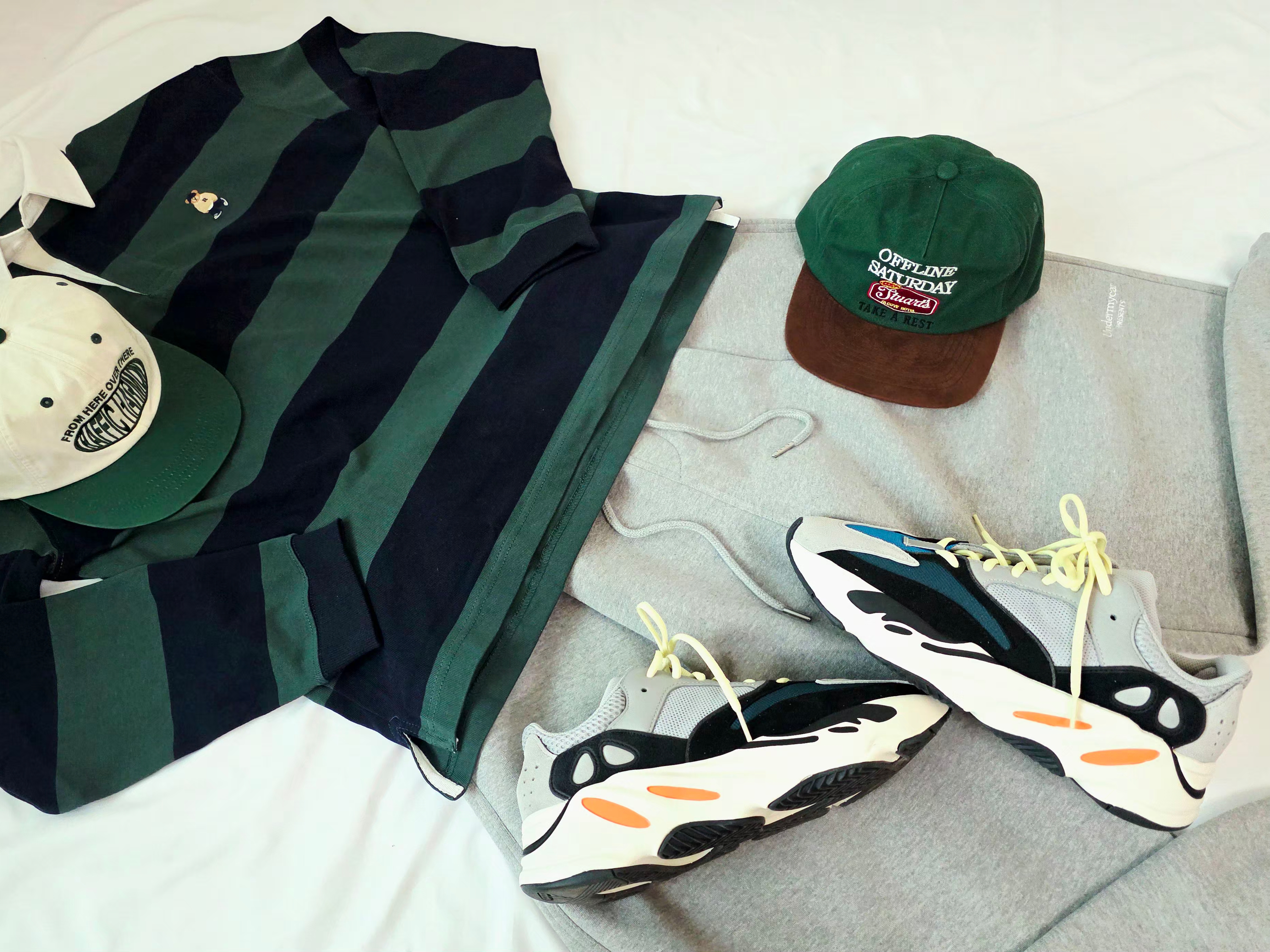 Nike Air Max 95 OG Neon, True Religion Classic Cargo Pants Light Indigo 착용 스타일 - 7