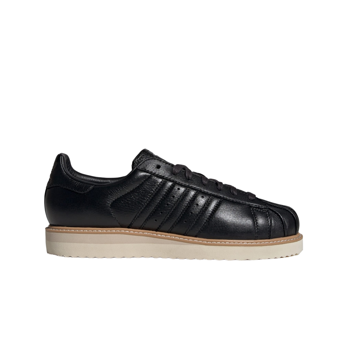 JQ4314 Adidas Superstar Lux Core Black Warm Sandstone