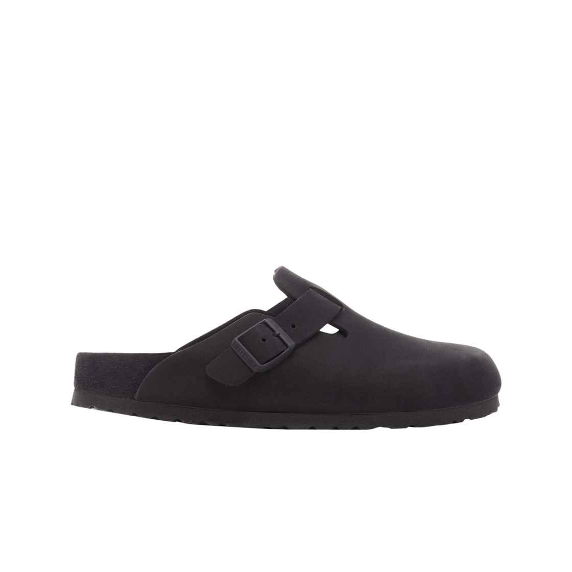1030621 Birkenstock Boston Nubuck Leather Black - Regular