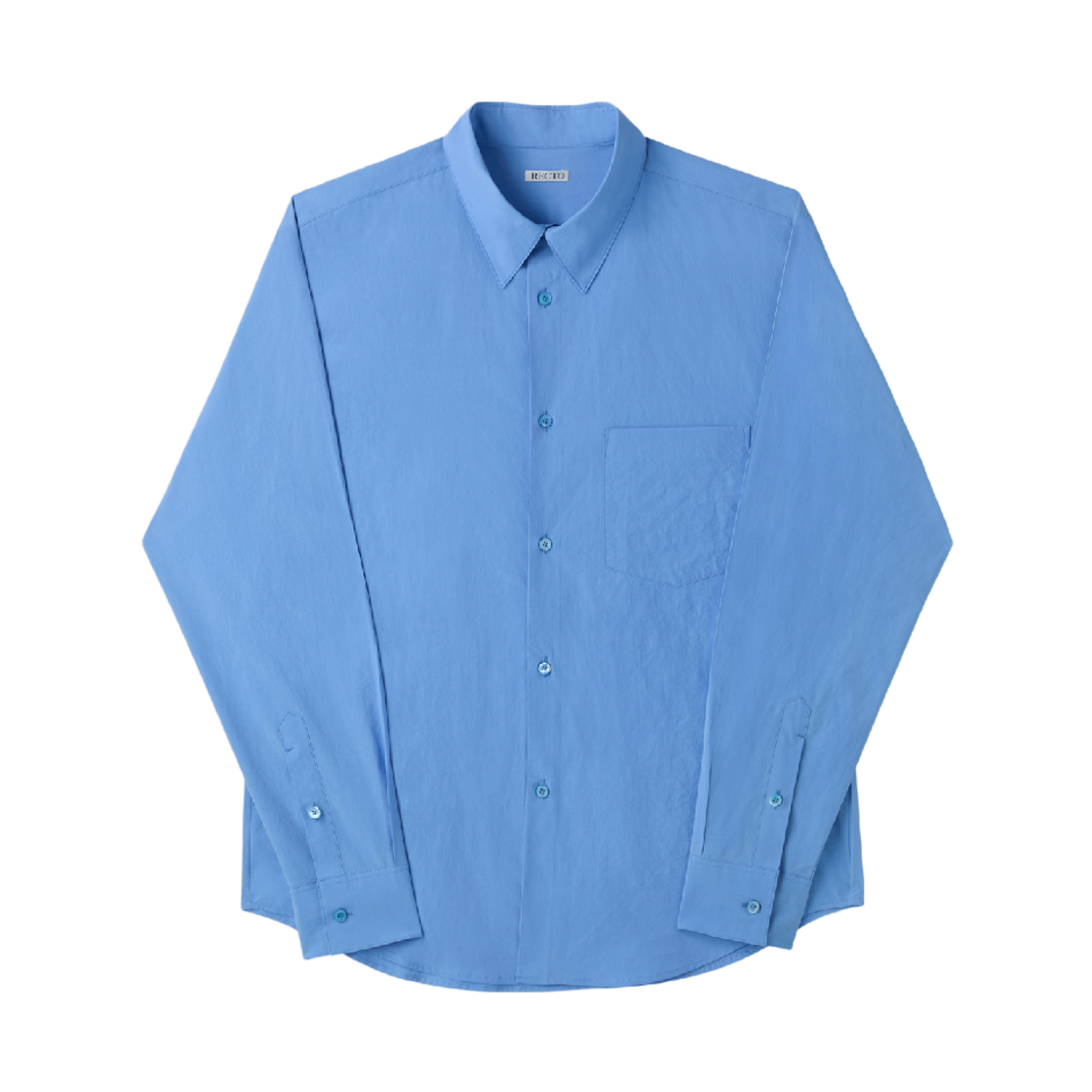 RM26SWST004BL Recto Cotton Pocket Shirt Baby Blue