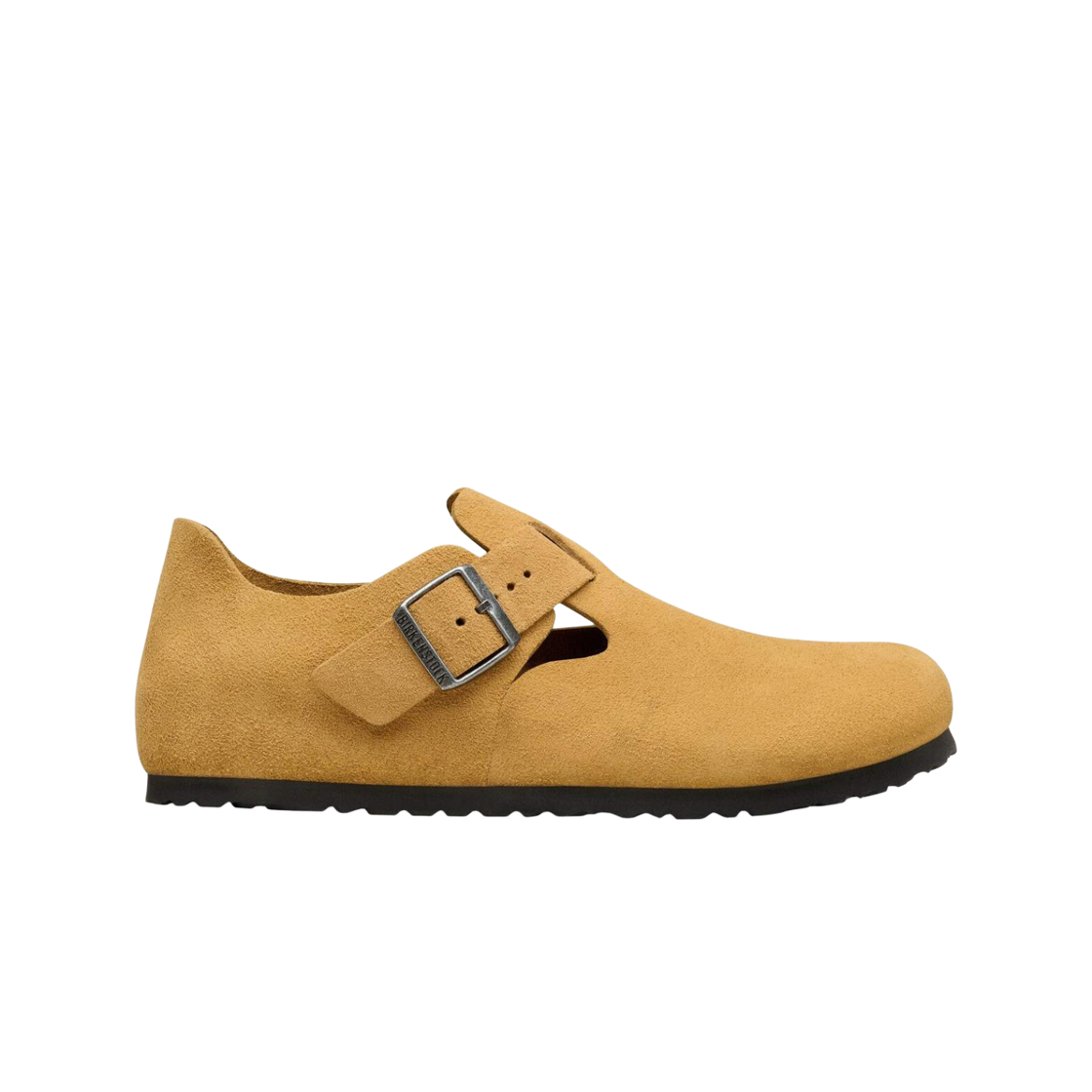 1031681 (W) Birkenstock London Suede Leather Cork Brown - Narrow