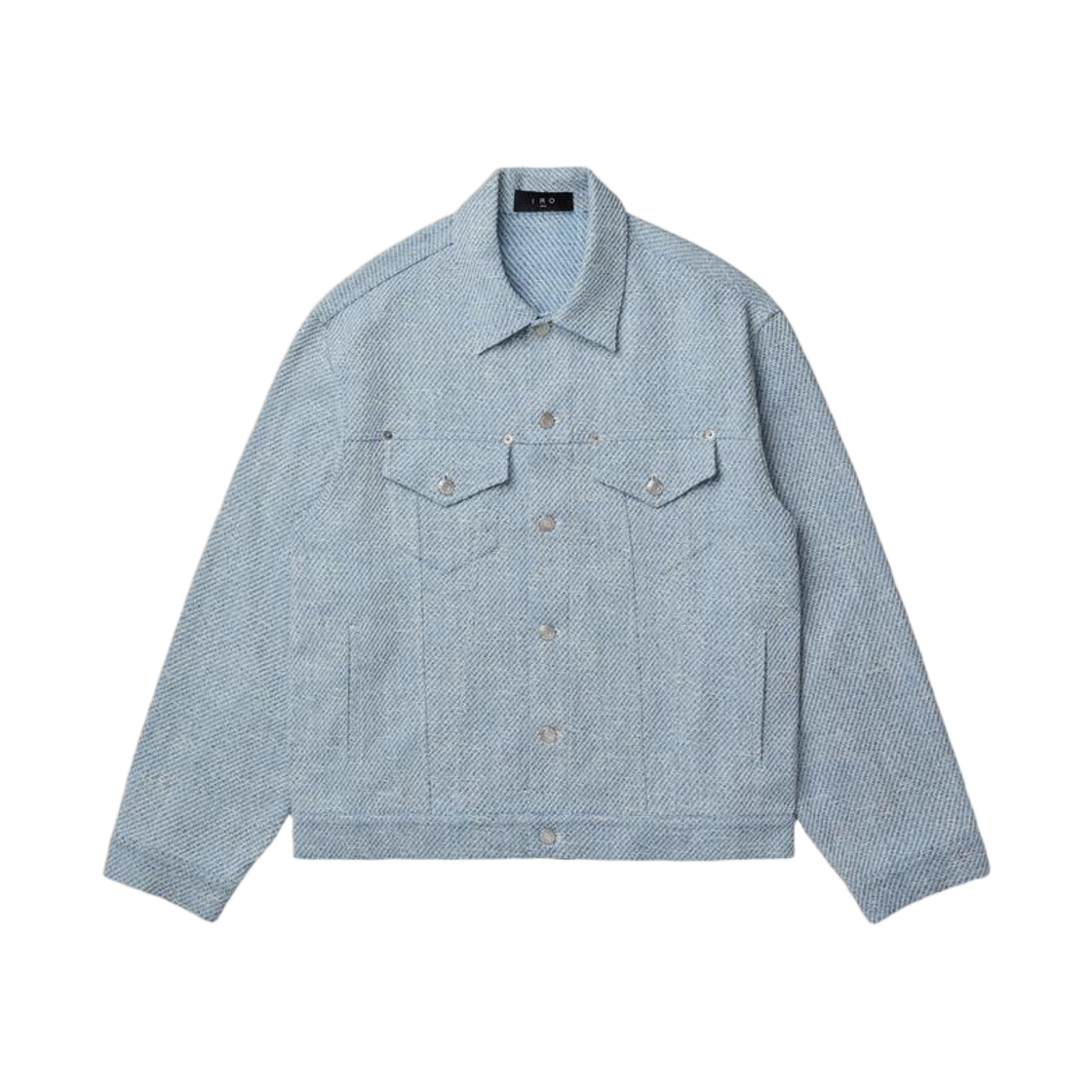 이로 테본 트윌 코튼 트러커 자켓 블루(IRO Tevone Twill Cotton Trucker Jacket Blue)
