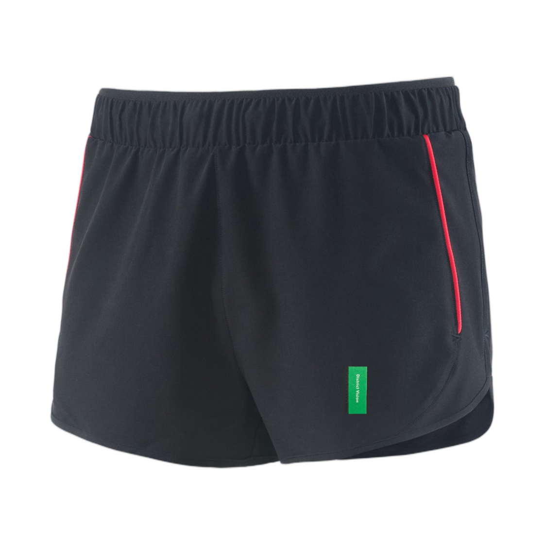 DV0119-A-BLACK District Vision 2 Training Shorts Black