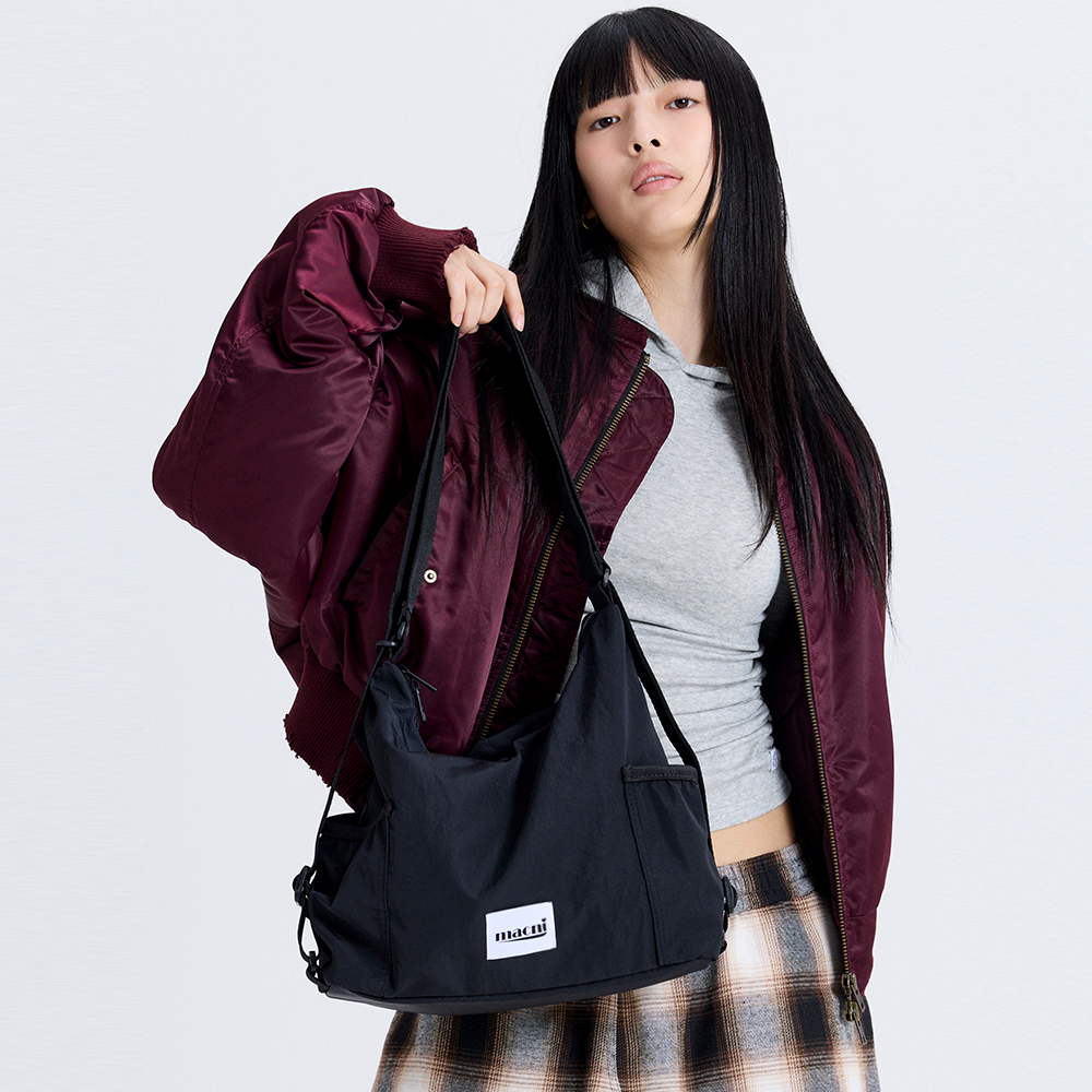 마크니 유틸리티 숄더백 블랙(MACNI Utility Shoulder Bag Black) - 4