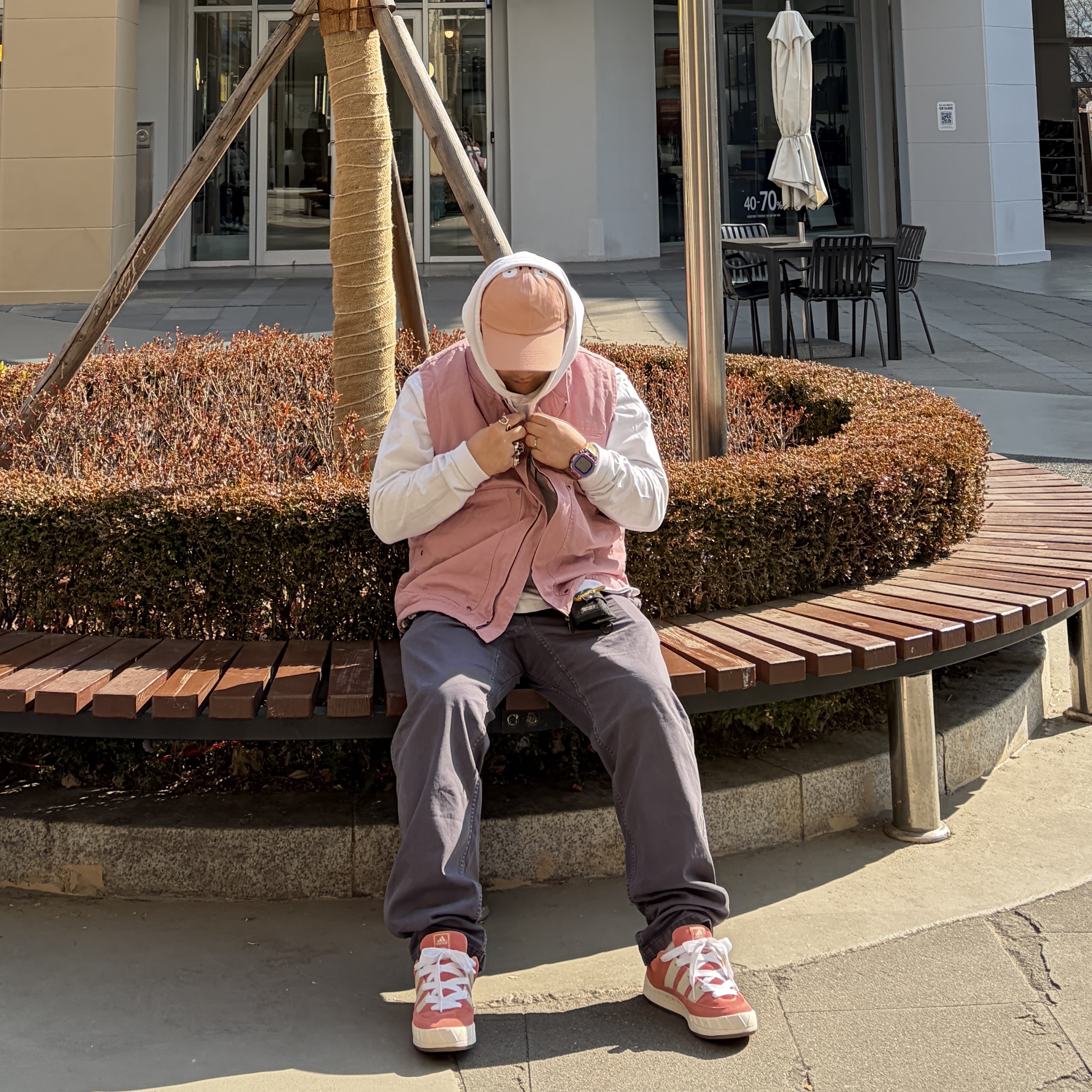 Adidas Adimatic Wonder Clay 착용 스타일 - 2