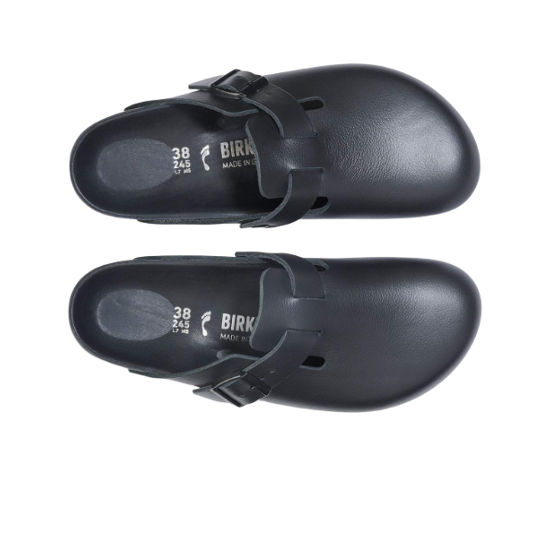 버켄스탁 보스턴 레더 블랙 - 내로우(Birkenstock Boston Leather Black - Narrow) - 2