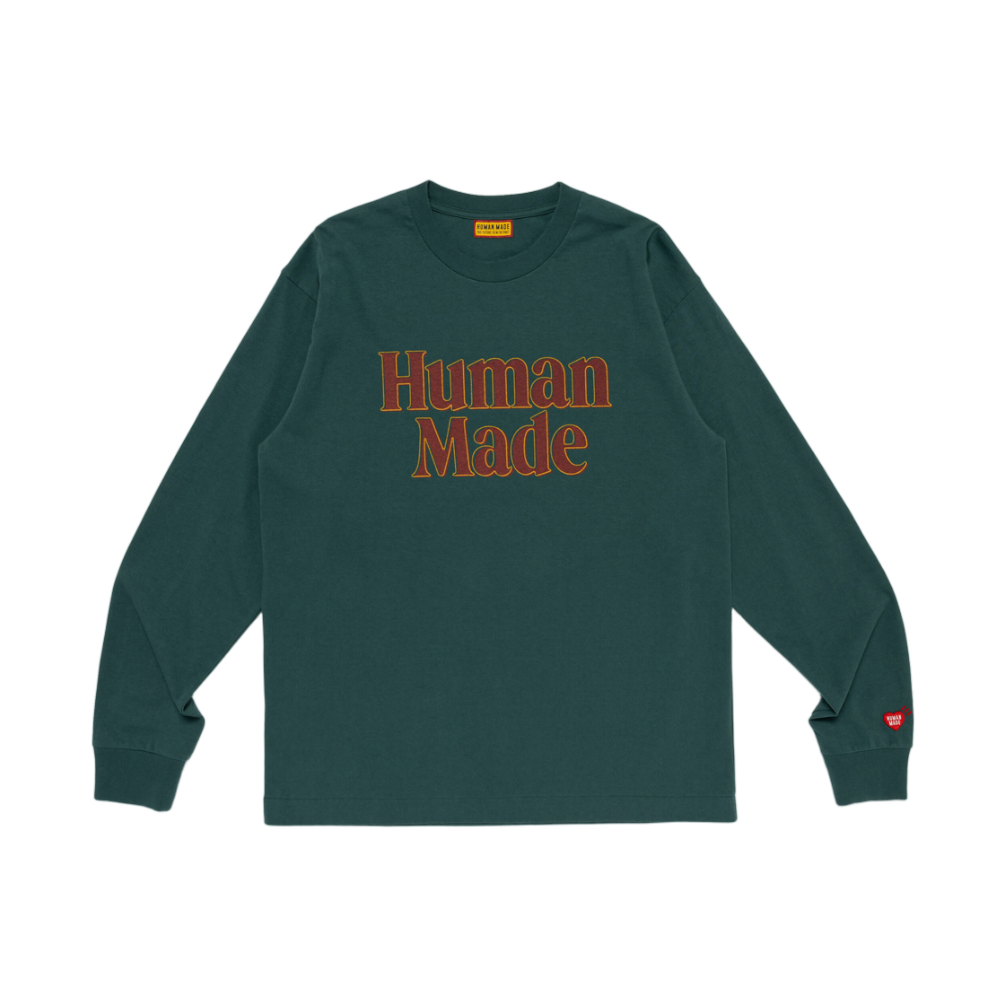 HM31CS041 Human Made Graphic L/S T-Shirt Green