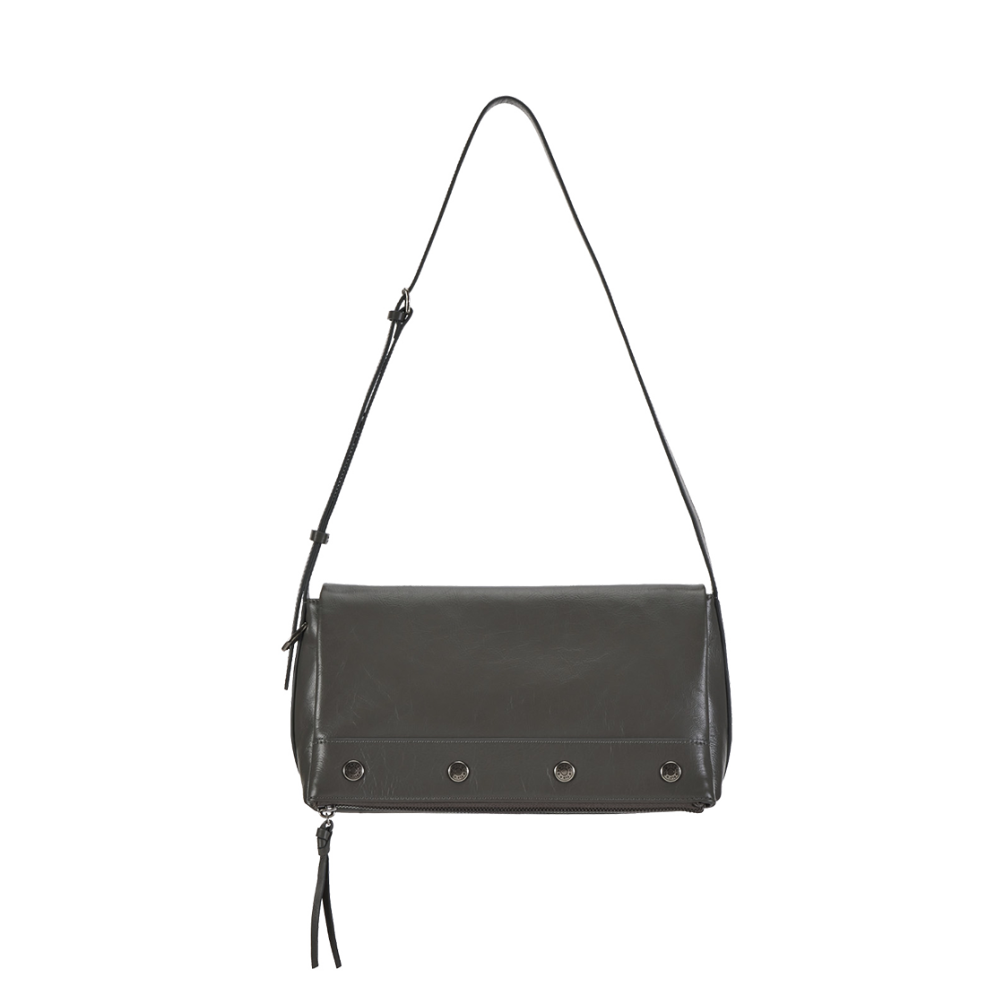 분크 퍼펙 버튼 업 플랩 크로스 스몰 애쉬카키(vunque Perfec Button Up Flap Cross S Ash Khaki) - 2