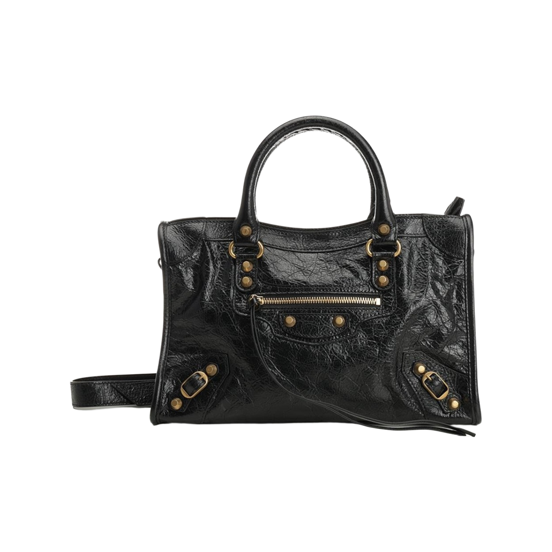 811442210F61000 Balenciaga Le City Small Bag Black