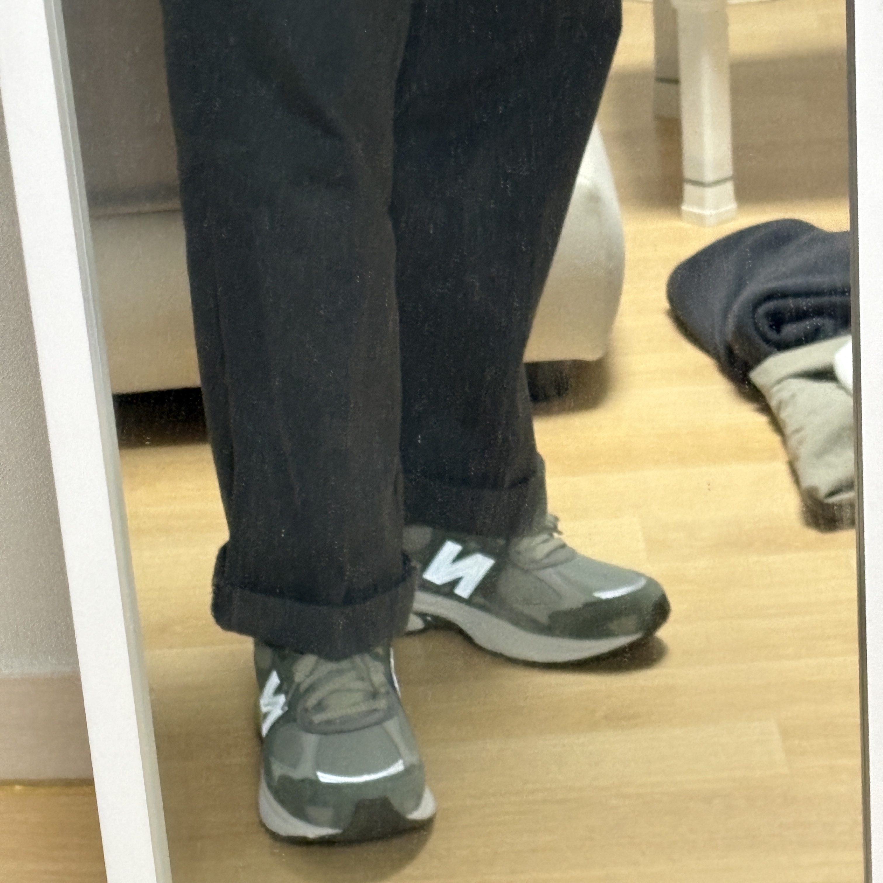 New Balance x WTAPS Abzorb 2010 Wrought Iron Agave Green - D Standard 착용 스타일