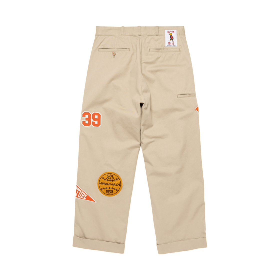 휴먼 메이드 컬리지 팬츠 베이지(Human Made College Pants Beige) - 2