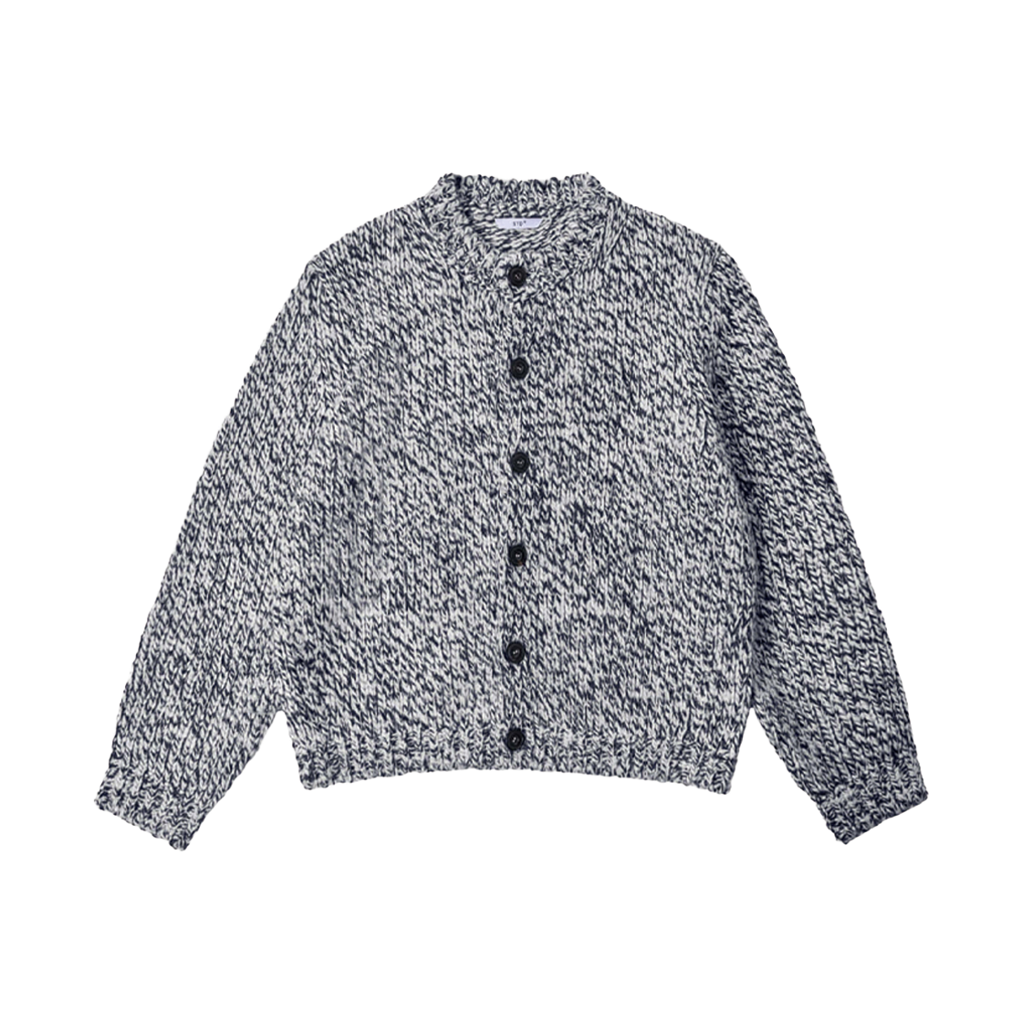2601MKNWH3(1) [더블적립]STU Heather Round Neck Cardigan
