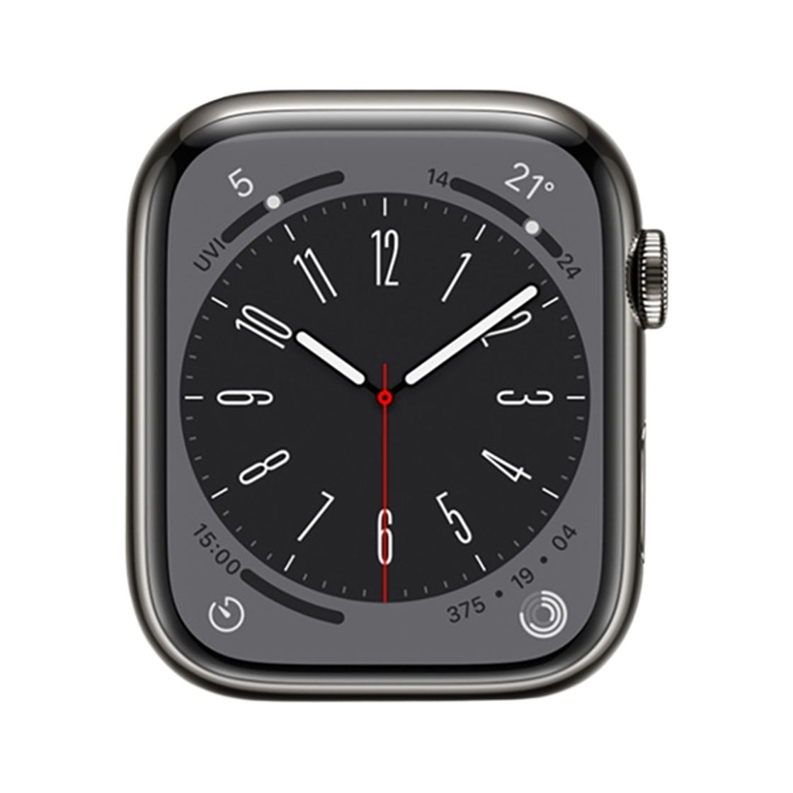 A2775 [A등급] Refurbished Apple Watch Series 8 Stainless Steel 45MM Cellular Graphite