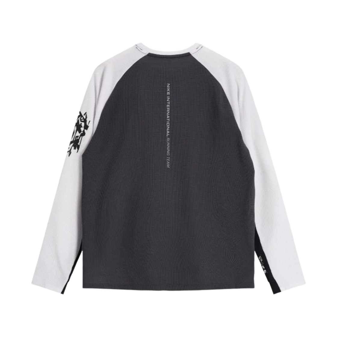 나이키 스트라이드 드라이핏 와플 크루넥 러닝 탑 앤트러사이트 플래티넘 틴트 (IQ3630-060)(Nike Stride Dri-Fit Waffle Crewneck Running Top Anthracite Platinum Tint (IQ3630-060)) - 2