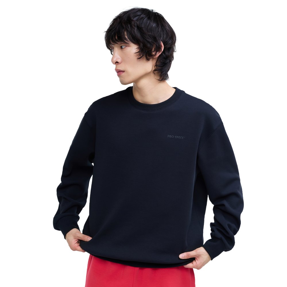 프로-스펙스 유니 테크플리스 베이직 스웨트셔츠 블랙(PRO-SPECS Unisex Tech Fleece Basic Sweatshirt Black) - 5