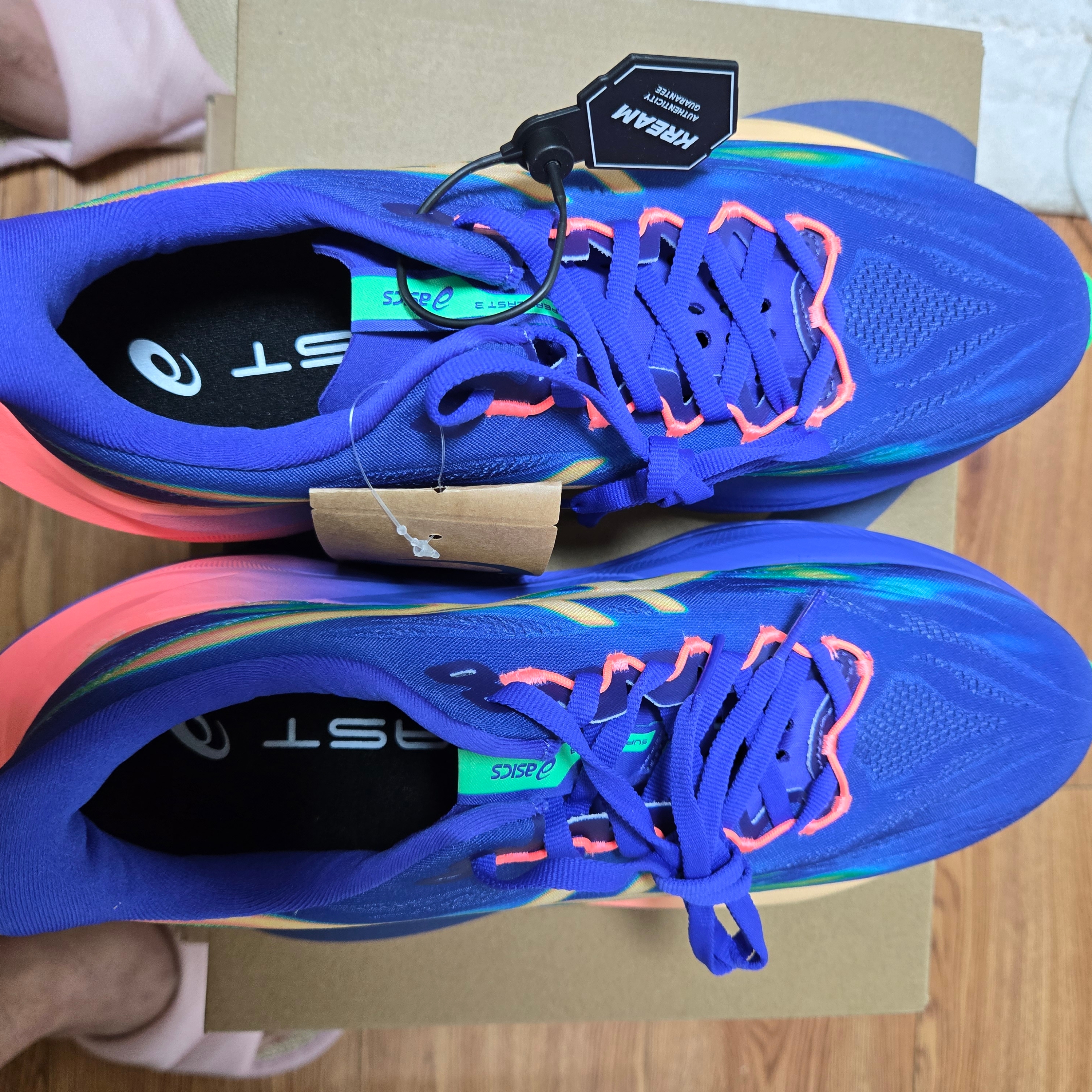 Asics Superblast 3 Cobalt Burst Light Orange 착용 스타일 - 7