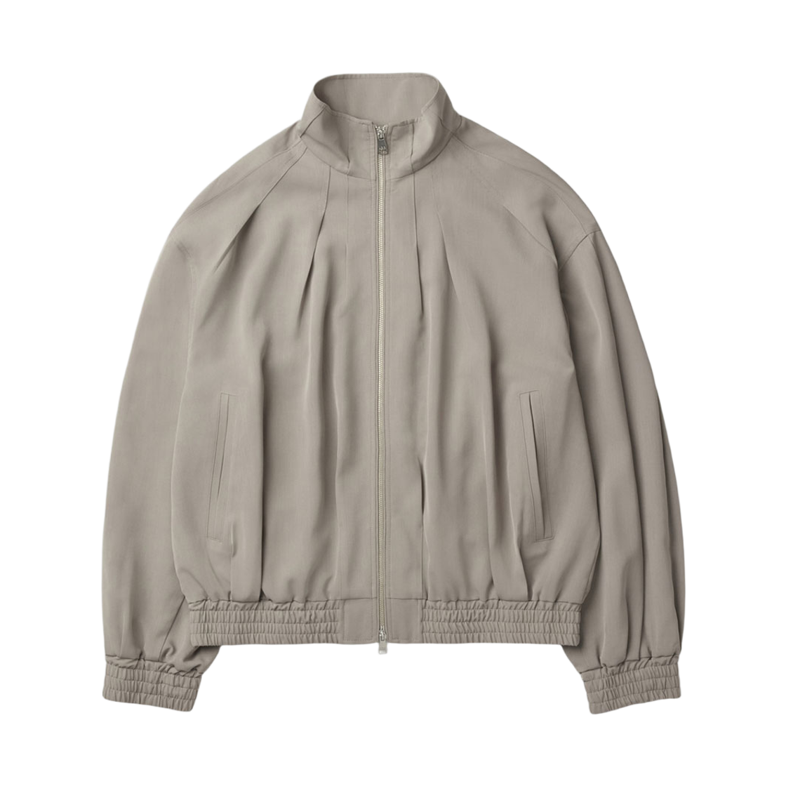 이로 온디 셔링 블루종 라이트 그레이(IRO Ondee Shirring Blouson Light Gray)