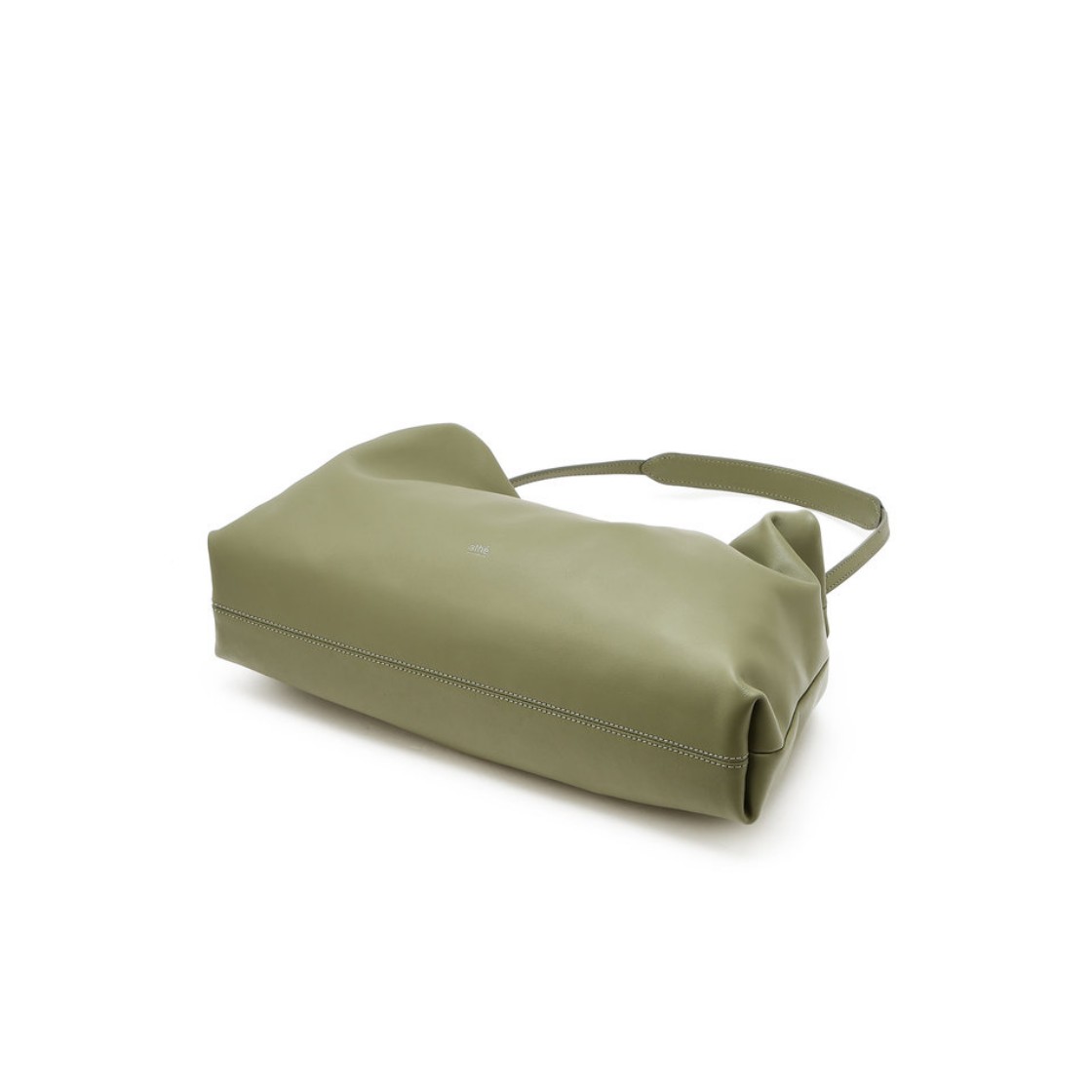 아떼 바네사브루노 액세사리 무스 올리브 레더 복조리 숄더백 M 라이트 그린(Athe Vanessabruno Acc Mousse Olive Leather Drawstring Shoulder Bag M Light Green) - 3