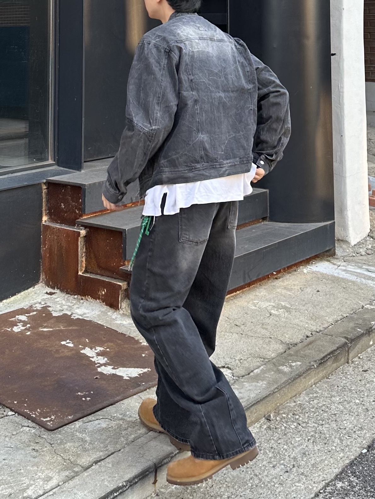 Timberland Premium 6 inch Waterproof Boot Wheat Nubuck - Wide 착용 스타일 - 4