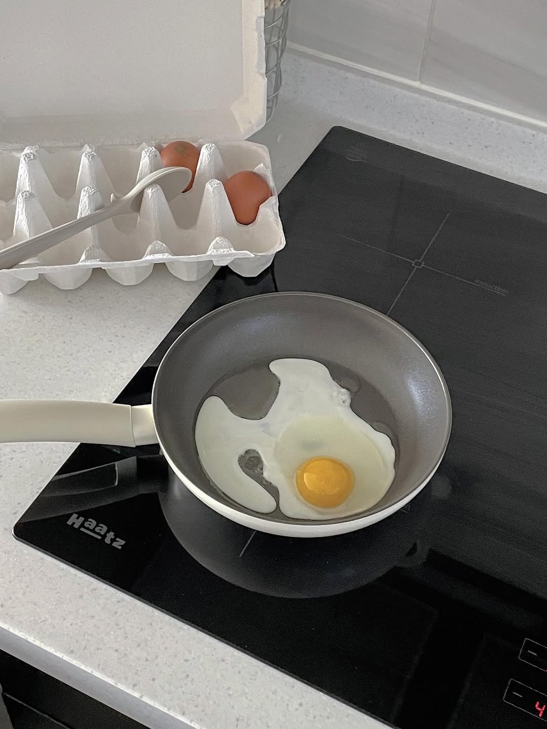 Silvat Soonsoo IH induction frying pan 20cm 착용 스타일