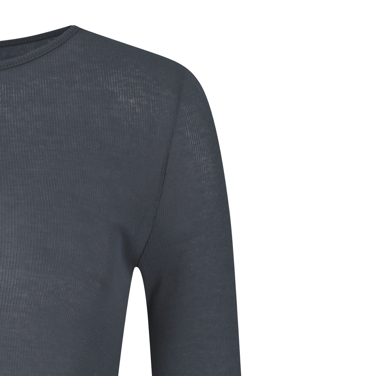 아모멘토 우먼 라운드 티셔츠 차콜 - 26SS(Amomento Women Round T-Shirt Charcoal - 26SS) - 4