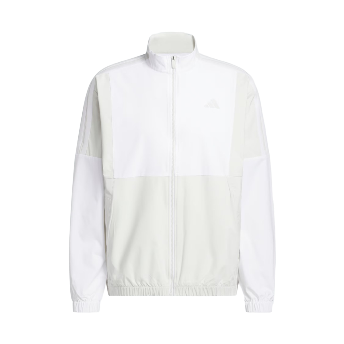 JZ9420 Adidas Beyond Twistweave Full-Zip Windbreaker Orbit Grey White - KR Sizing