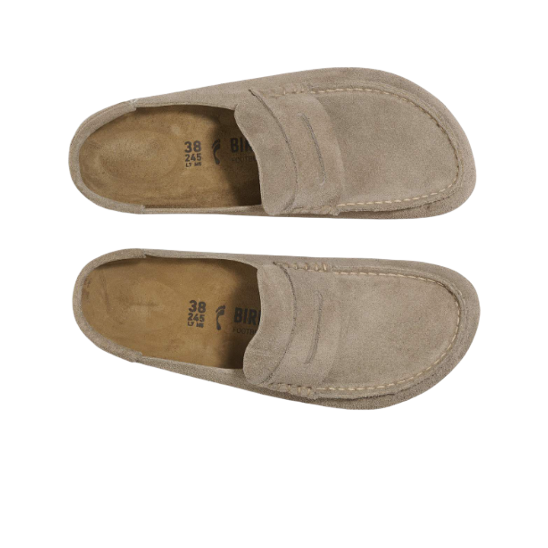 버켄스탁 네이플스 랩드 스웨이드 레더 토프 - 내로우(Birkenstock Naples Wrapped Suede Leather Taupe - Narrow) - 2