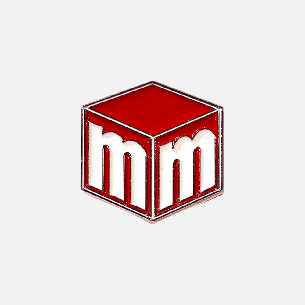 맨하탄 레코즈 엠 박스 핀 - 레드(Manhattan Records M Box Pin - Red) - 2