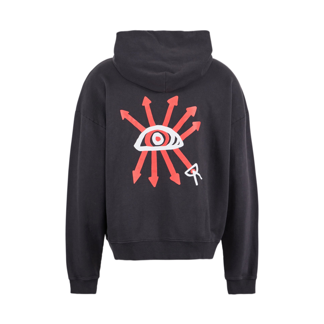 디스트릭트 비전 캘리포니아 코튼 후드 애로우 아이 빈티지 블랙(District Vision California Cotton Hoodie Arrow Eye Vintage Black) - 2