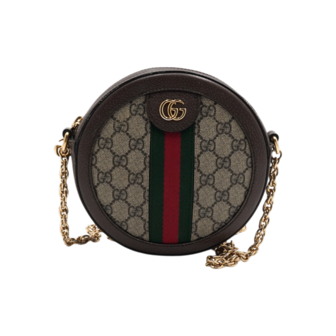 IT7VOSWMWV8V Gucci Ophidia Mini GG Round Chain Shoulder Bag