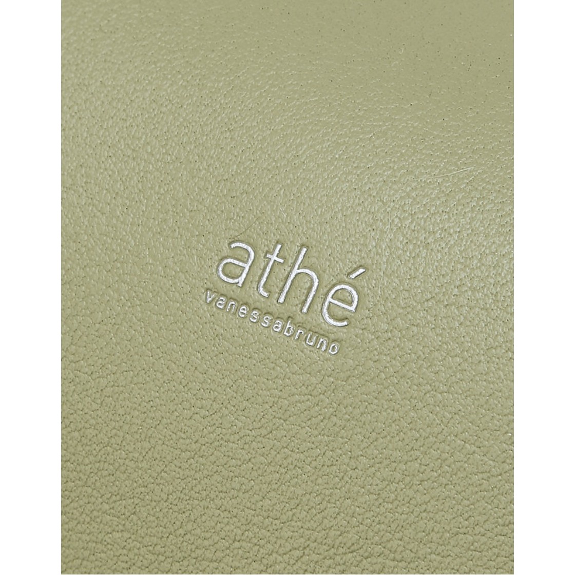 아떼 바네사브루노 액세사리 무스 올리브 레더 복조리 숄더백 M 라이트 그린(Athe Vanessabruno Acc Mousse Olive Leather Drawstring Shoulder Bag M Light Green) - 4