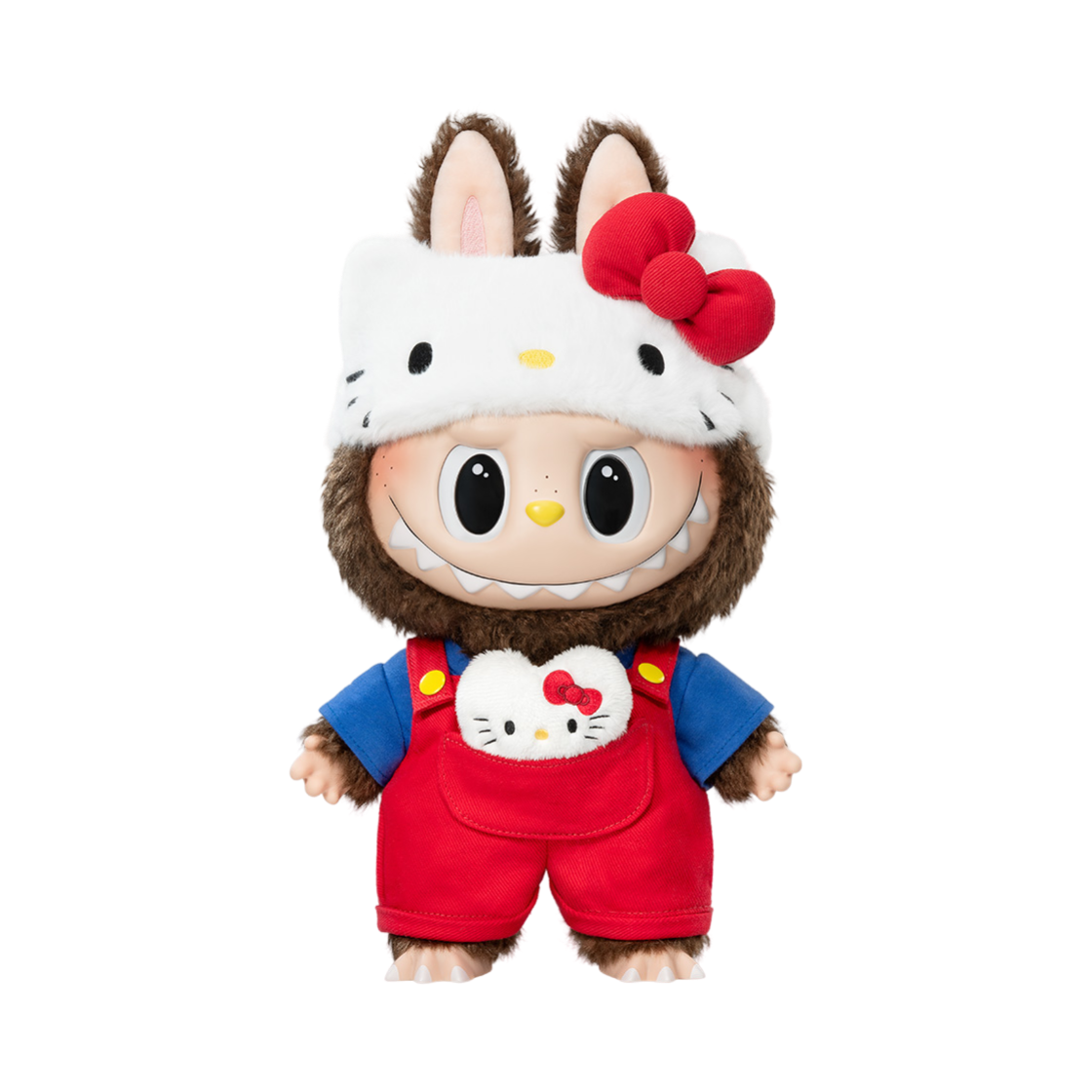 팝마트 라부부 더 몬스터즈 x 헬로 키티 인형(Pop Mart Labubu The Monsters x Hello Kitty Vinyl Plush Doll)