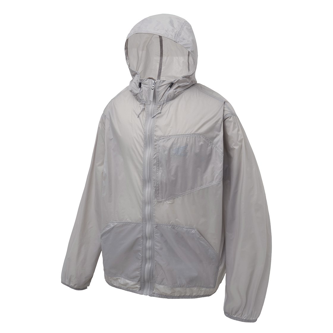 혼다 H-Tech 패커블 윈드브레이커 솔리드 버전 라이트 그레이(Honda H-Tech Packable Windbreaker Solid Ver Light Gray)