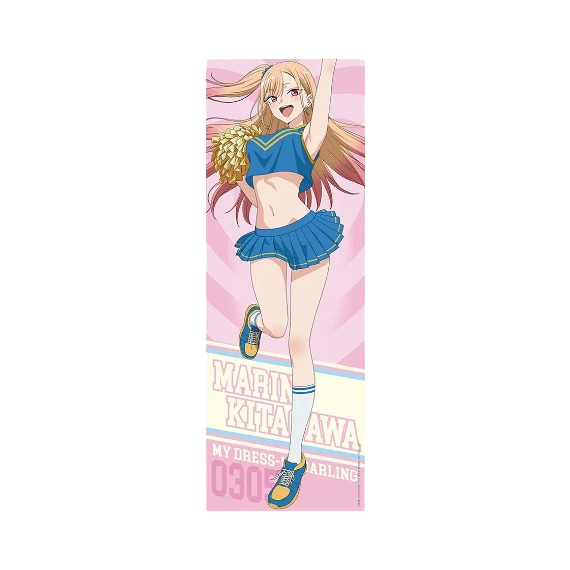 - Bandai Ichiban Kuji TV Anime That Dress-Up Doll Falls in Love Season 2 D Prize Hyper Mega Cloth Kitagawa Marin Cheerleader Ver.