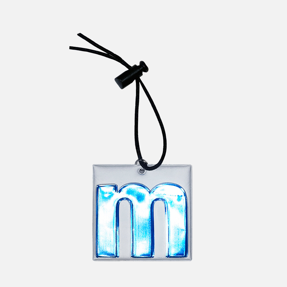 맨하탄 레코즈 엠 박스 로고 리플렉터 - 화이트(Manhattan Records M Box Logo Reflector - White) - 3