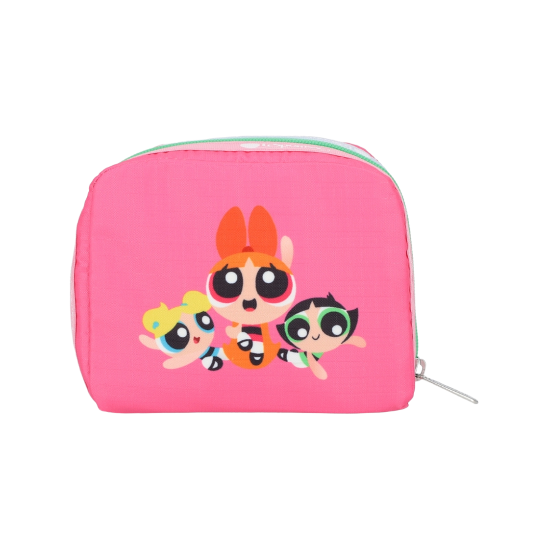 레스포색 파워퍼프걸 핑크 스퀘어 코스메틱 파우치(Lesportsac PPG Pink Square Cosmetic) - 2