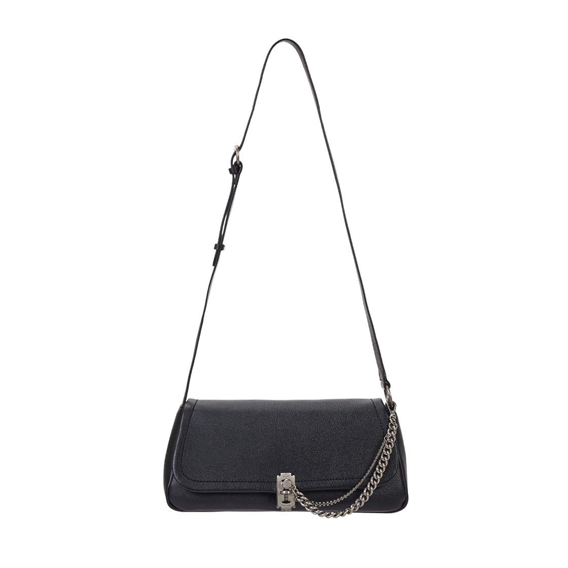 분크 오캄 와이드 플랩 숄더 스몰 블랙(vunque Occam Wide Flap Shoulder Black) - 3