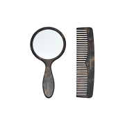 Byweekend Thea Comb & Mirror Truffle Brown