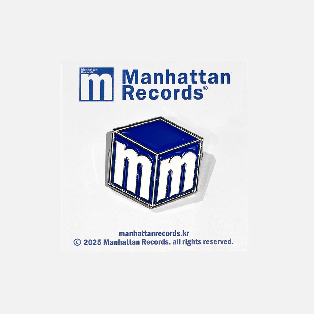 맨하탄 레코즈 엠 박스 핀 - 블루(Manhattan Records M Box Pin - Blue) - 4