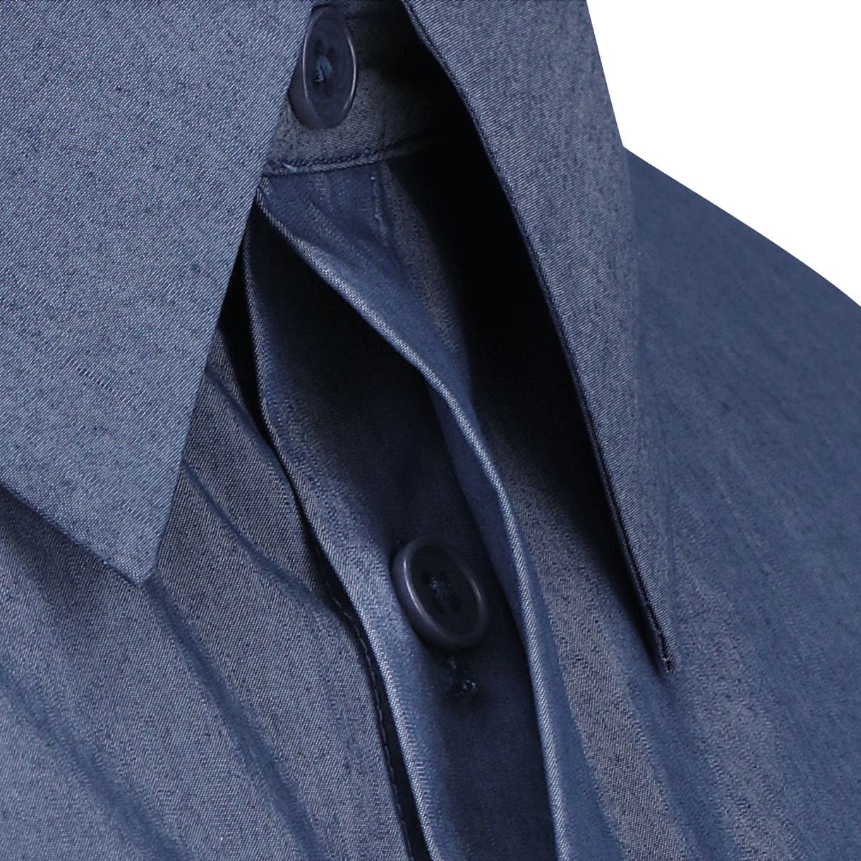 아모멘토 스퀘어 포켓 오버사이즈 셔츠 인디고 - 26SS(Amomento Square Pocket Oversized Shirt Indigo - 26SS) - 4